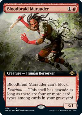Bloodbraid Marauder (Extended Art)/҂ݔّ̔-RMH2[1270132]