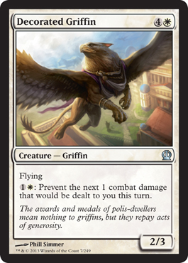 Decorated Griffin/受勲したグリフィン-UTHS白[76020]